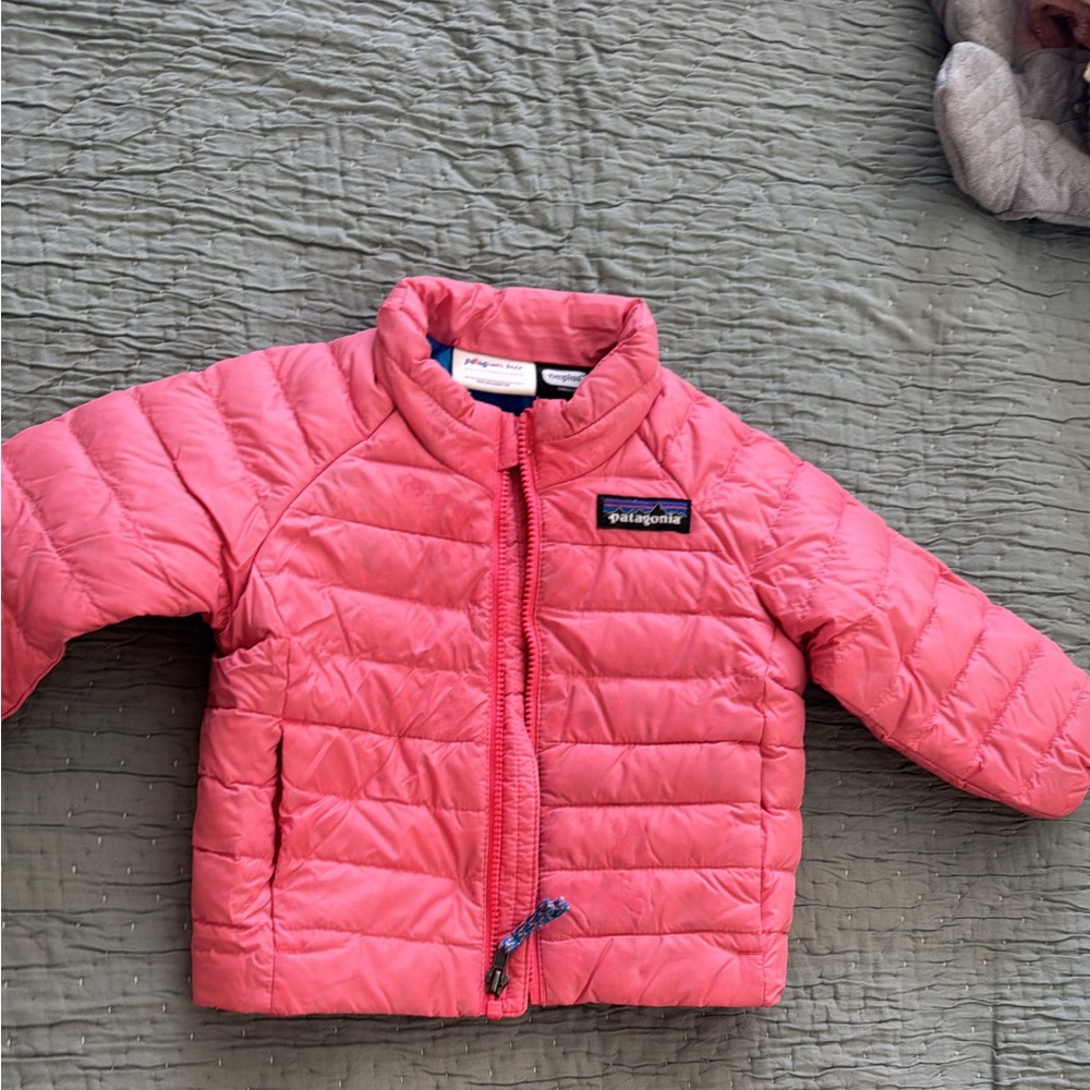 Patagonia Pink Infant Puffer Jacket